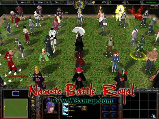 warcraft 3 map naruto vs bleach 1.3b